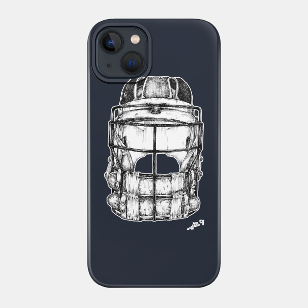 Brain Bucket-2-Border - Lacrosse - Phone Case