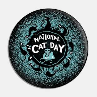 National Cat Day 29 October. Pin