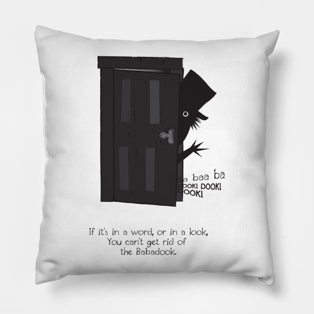 you can't get rid of the Babadook Pillow by Naive Rider