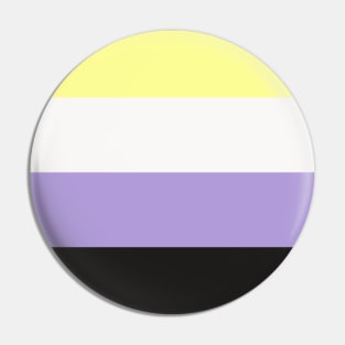 Pastel Enby Pride Flag Pin