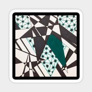 Geo Abstract Patter Magnet