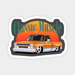 truck chevy classic cars Magnet