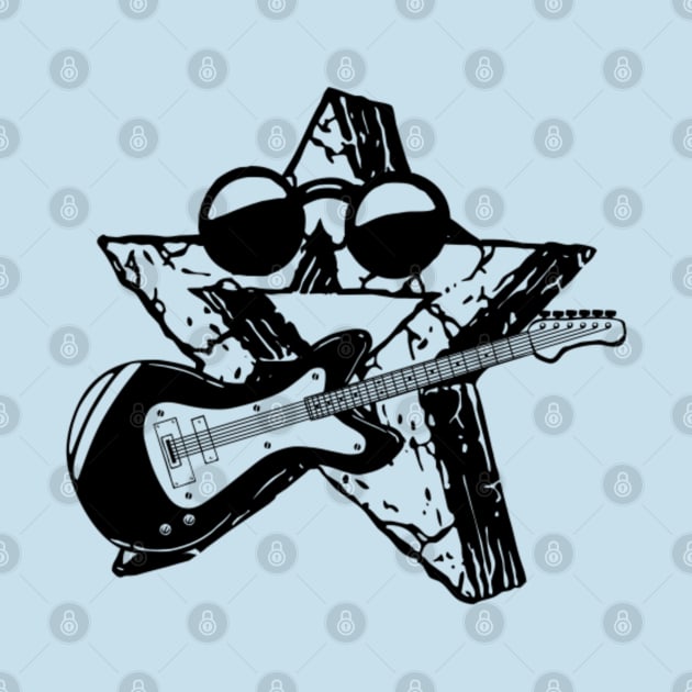 Guitar star shirt by Blue Diamond Store