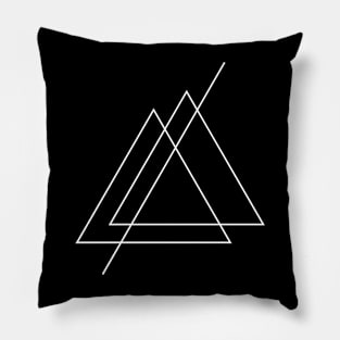 triangles geometry Pillow