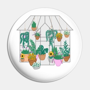 Green House Garden Pin