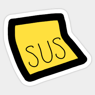 Among Us Red Sus Sticker - Among Us Red Sus Among Us Thicc