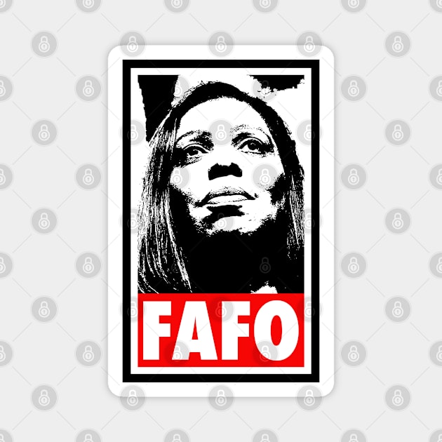 letitia james - FAFO Magnet by skittlemypony