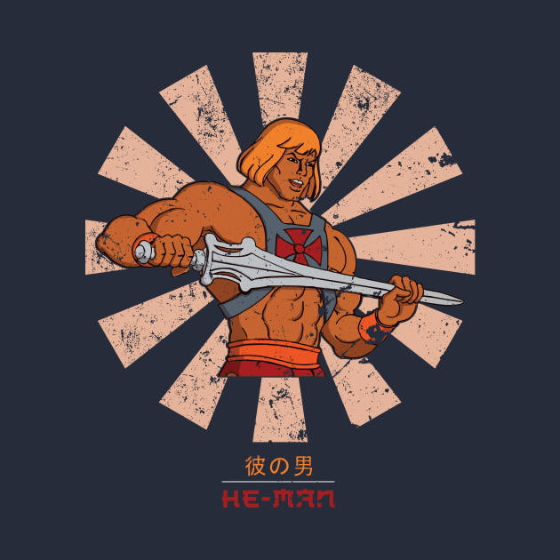 He Man Retro Japanese by Nova5