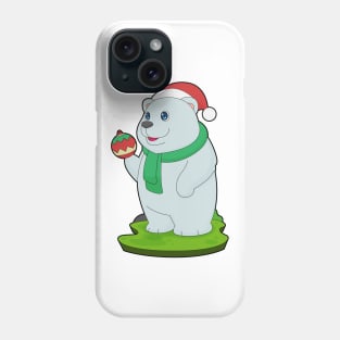 Polar bear Christmas Christmas bell Phone Case