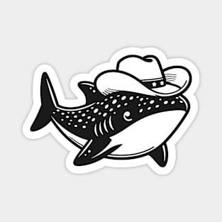 Cowboy Whale Shark Magnet