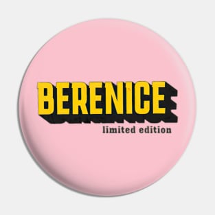 Berenice Personalized Name Design Pin