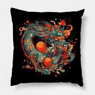 Jade Dragon Pillow