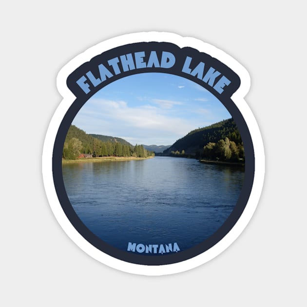 Flathead Lake Montana Magnet by soulfulprintss8