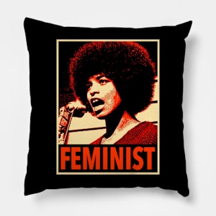 Angela Davis - Feminist Pillow