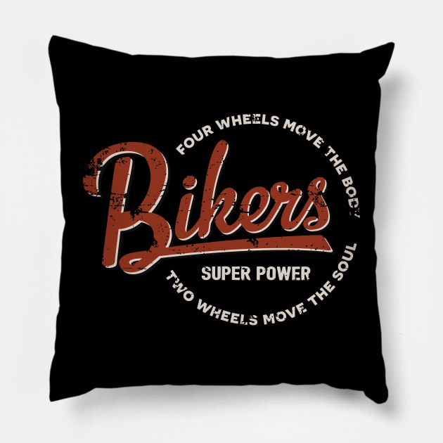 Bikers Pillow by Alouna