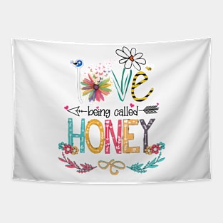 Love Being Called Honey Happy Mother's Day Tapestry