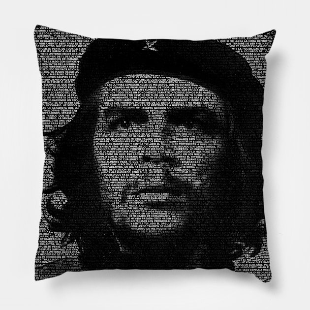 Che Guevara Rebel Cuban Guerrilla Revolution T-Shirt Pillow by HiDearPrint