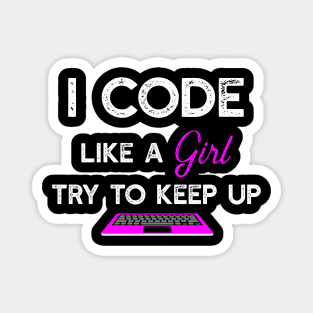 Code Like a Girl Magnet