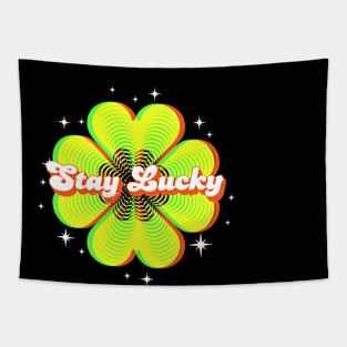 Stay Lucky St Patricks Day Tapestry