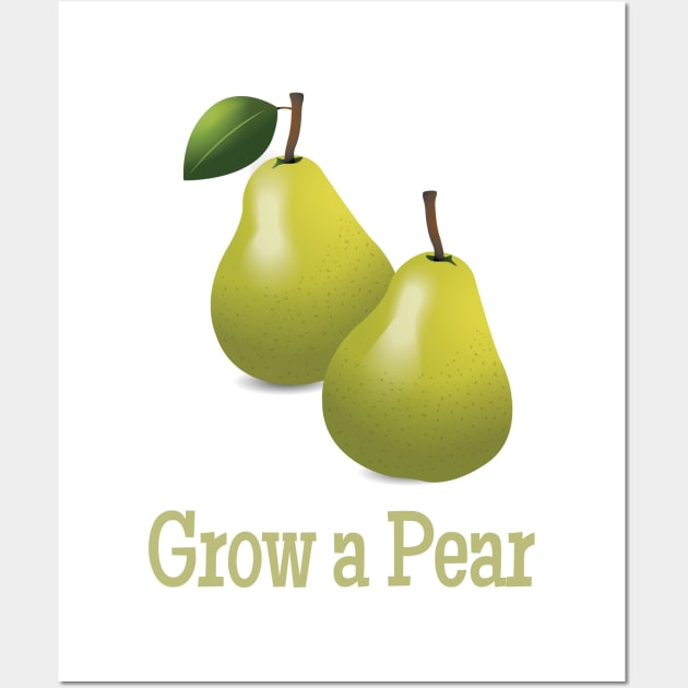 Perfect Pair (pear) art print