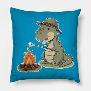 Dino and marshmallow Pillow