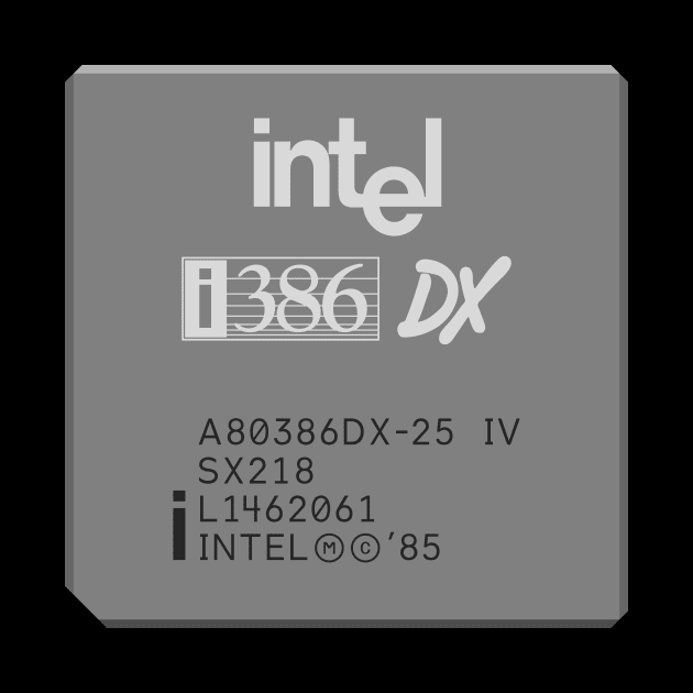 Intel 386 Processor by RetroFitted