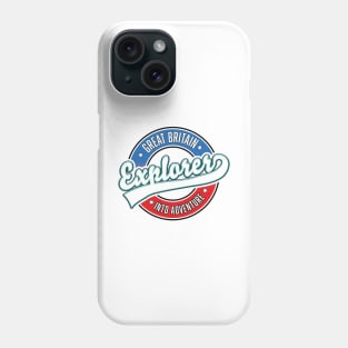 Great Britain explorer into adventure Phone Case