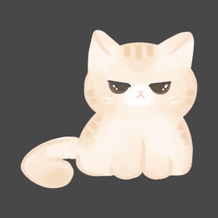 Cute little chonky angry cat T-Shirt