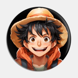 Reimagined Monkey D. Luffy from One Piece Pin