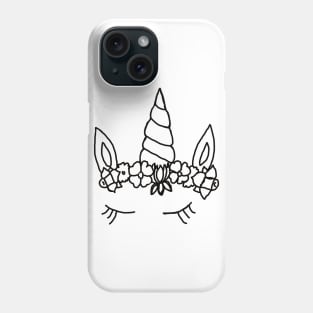 Unicorn eyes Phone Case