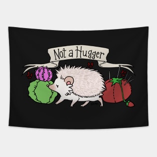 Not A Hugger - Antisocial Hedgehog - Albino Tapestry