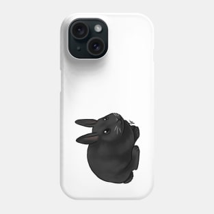 Small Mammal - Rabbit - Black Phone Case