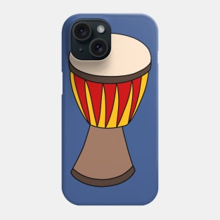 Red and Yellow Djembe Phone Case