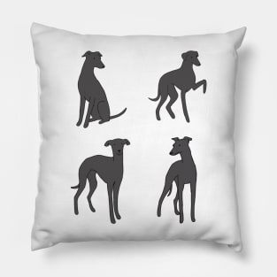 italian greyhoun pack Pillow