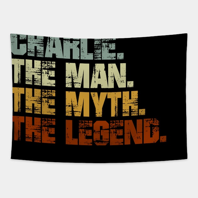 Charlie The Man The Myth The Legend Tapestry by designbym