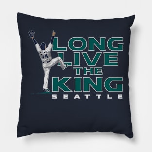 Felix Hernandez Long Live The King Pillow