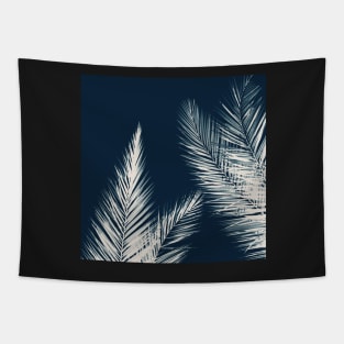 Palm Cyanotype #2 Tapestry