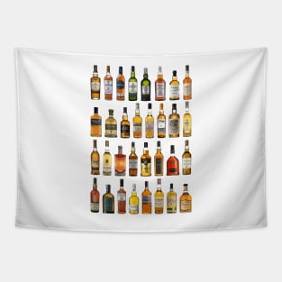 Whiskey Bottles Tapestry