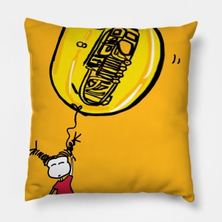 Tuba fly Pillow