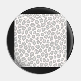 Grayscale Leopard Print Pin