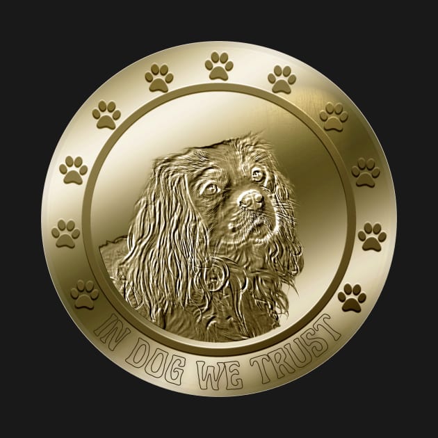 Cavalier King Charles Spaniel Coin Crypto Cryptocurrency by JollyMarten