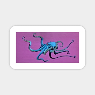 Blue Octopus Magnet