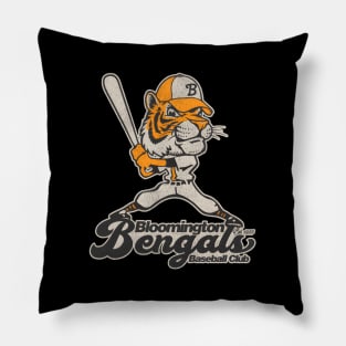 Bloomington Bengals Baseball Team Pillow