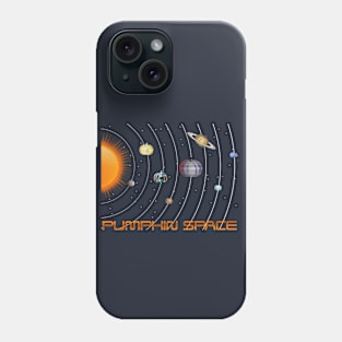 Pumpkin Solar System Pumpkin Space Phone Case