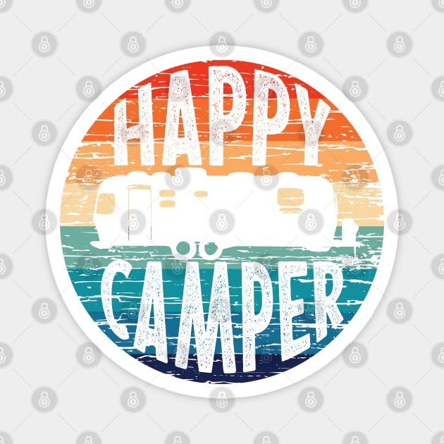 Happy Camper Magnet by Camp Happy Hour