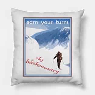 Backcountry skiing Pillow