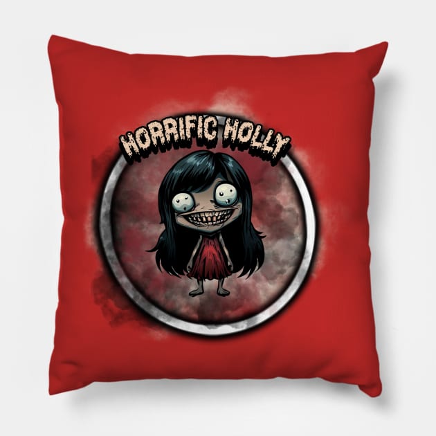 Horrific Holly Pillow by CTJFDesigns