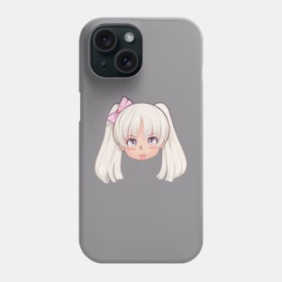 Anime Girl Sticking Her Tongue Out Phone Case