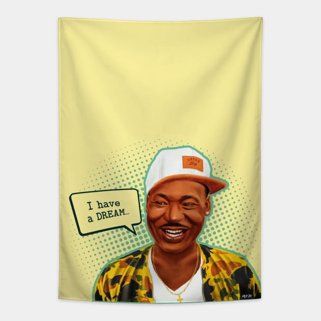 Martin Luther King Jr. quotes Tapestry by Yurko_shop