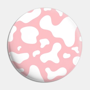 Pink Cow Print Pin